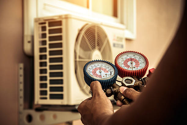 Professional Ac Installation technician working in West Point, MS